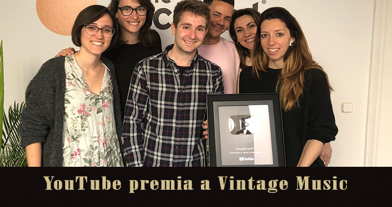 Youtube premia a VintageMusicFm