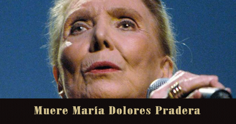 Muere María Dolores Pradera en Madrid a los 93 años