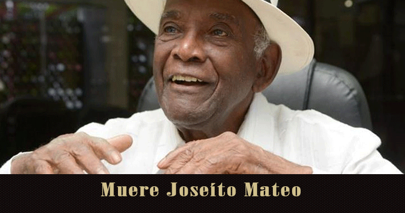 Muere “El Rey del Merengue”, Joseíto Mateo