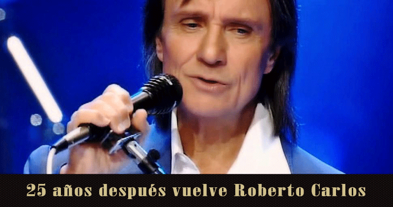 Nuevo disco de Roberto Carlos 25 años después