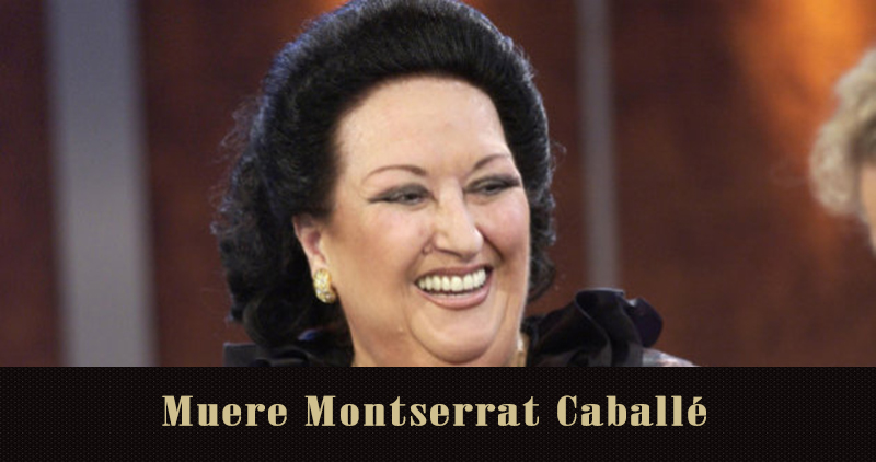 Muere Montserrat Caballé a los 85 años en Barcelona
