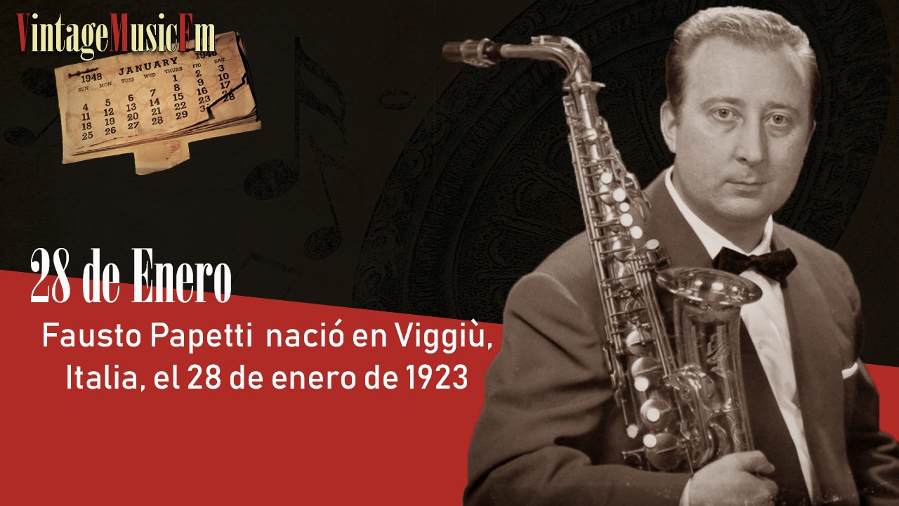 Fausto Papetti nació en Viggiù, Italia, el 28 de enero de 1923