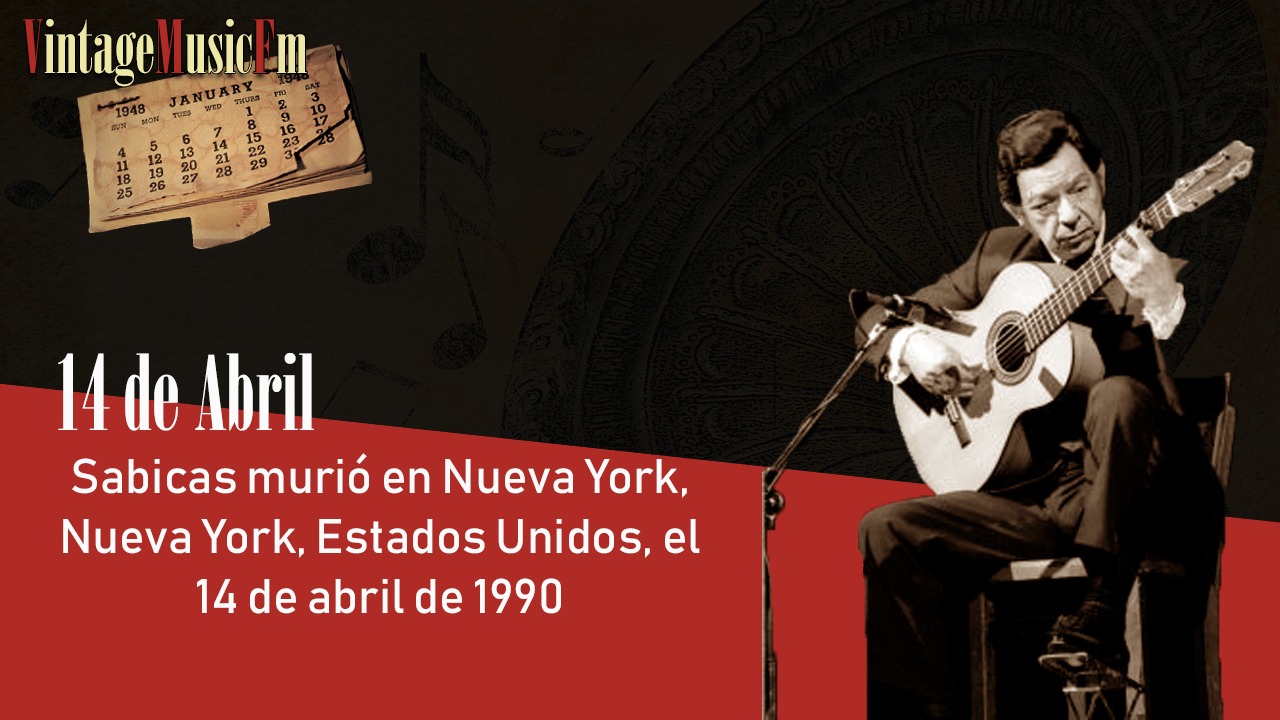 Sabicas murió en Nueva York, Nueva York, Estados Unidos, el 14 de abril de 1990
