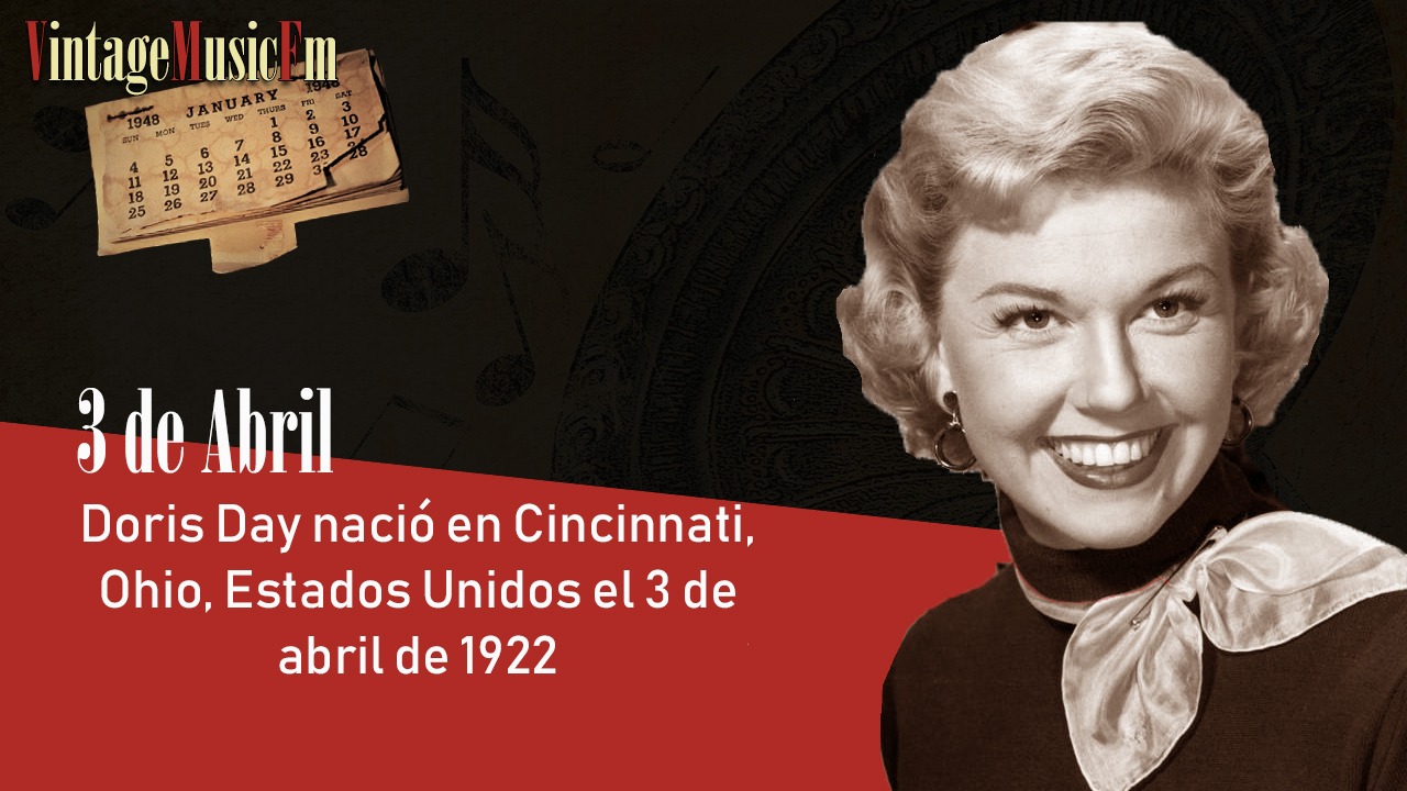 Doris Day nació en Evanston, Ohio, el 3 de abril de 1922