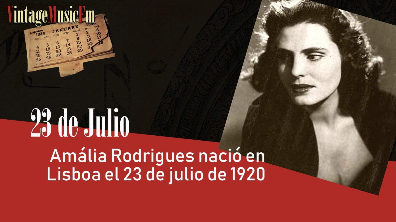 Amália Rodrigues nació en Lisboa el 23 de julio de 1920