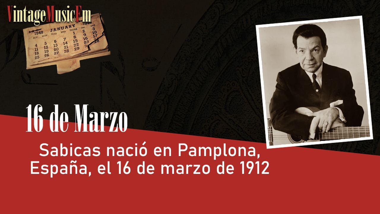 Sabicas nació en Pamplona, España, el 16 de marzo de 1912