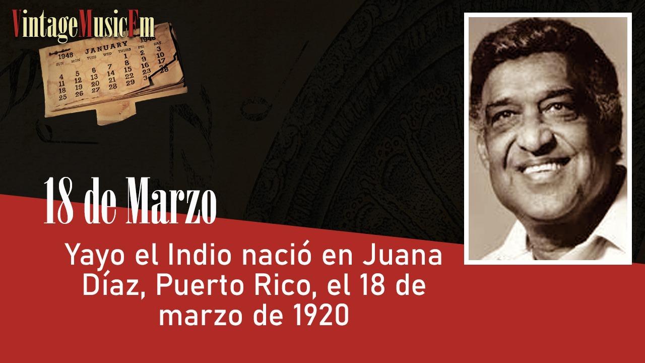 Yayo el Indio nació en Juana Díaz, Puerto Rico, el 18 de marzo de 1920