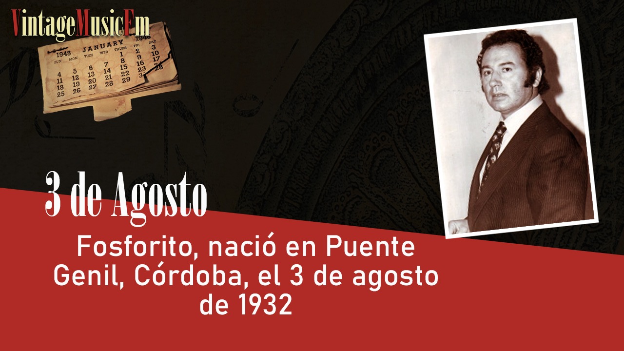 Fosforito, nació en Puente Genil, Córdoba, el 3 de agosto de 1932