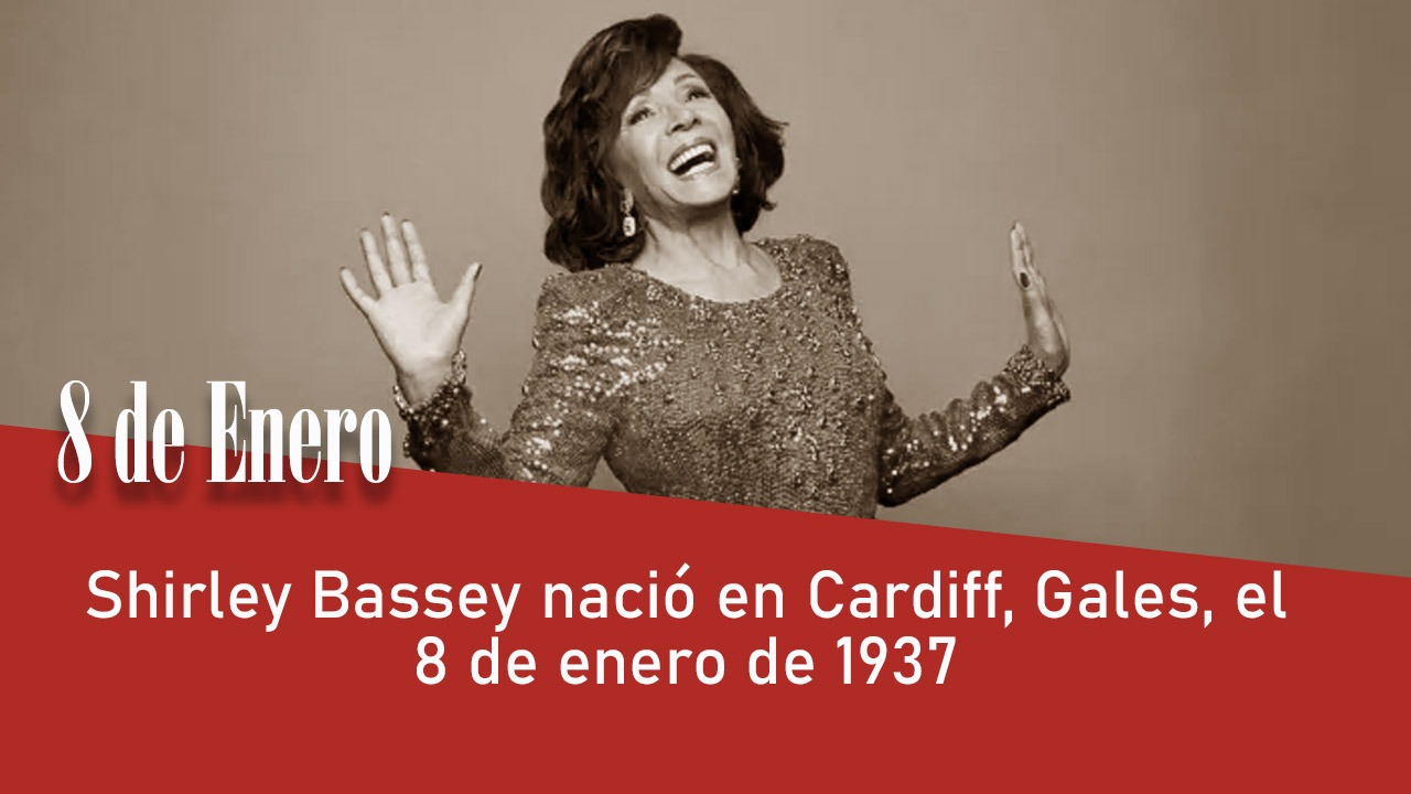 Shirley Bassey nació en Cardiff, Gales, el 8 de enero de 1937