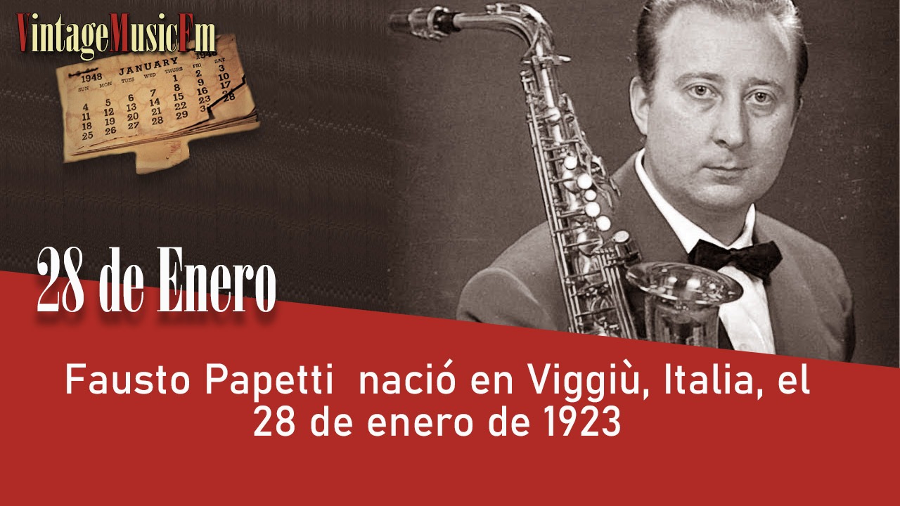 Fausto Papetti nació en Viggiù, Italia, el 28 de enero de 1923