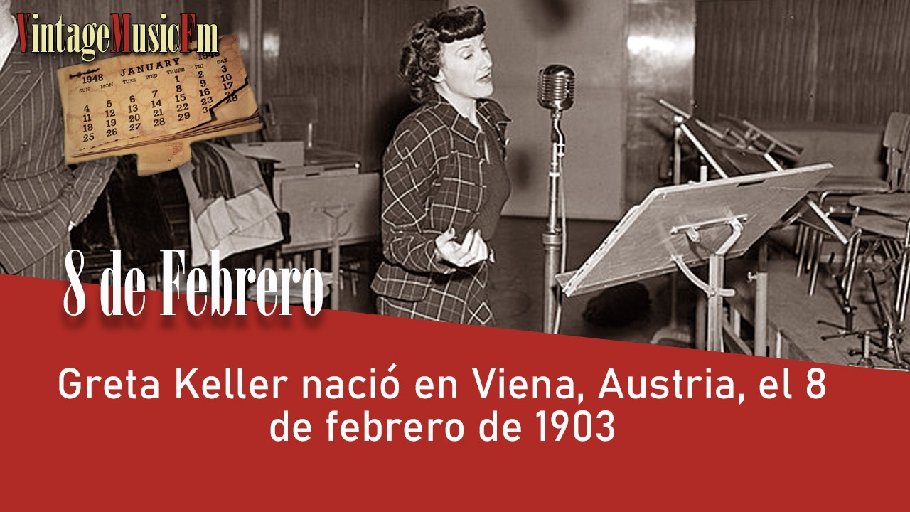Greta Keller nació en Viena, Austria, el 8 de febrero de 1903
