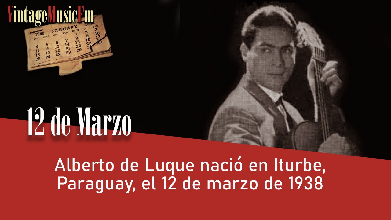 Alberto de Luque nació en Iturbe, Paraguay, el 12 de marzo de 1938