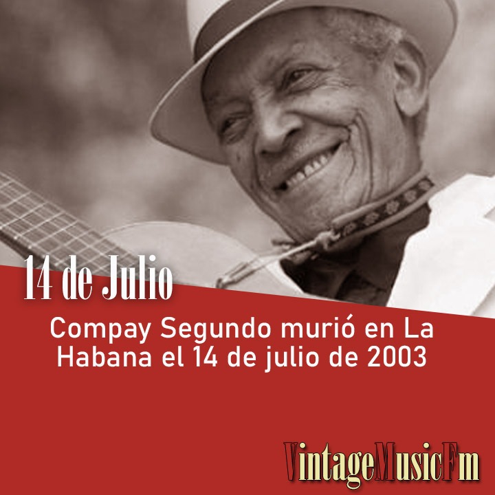Compay Segundo murió en La Habana el 14 de julio de 2003