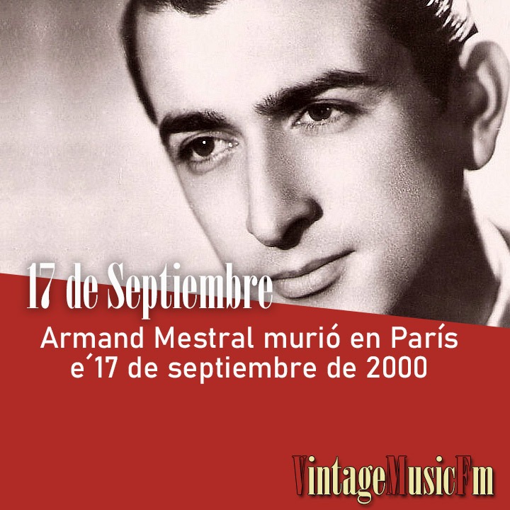Armand Mestral murió en París el 17 de septiembre de 2000