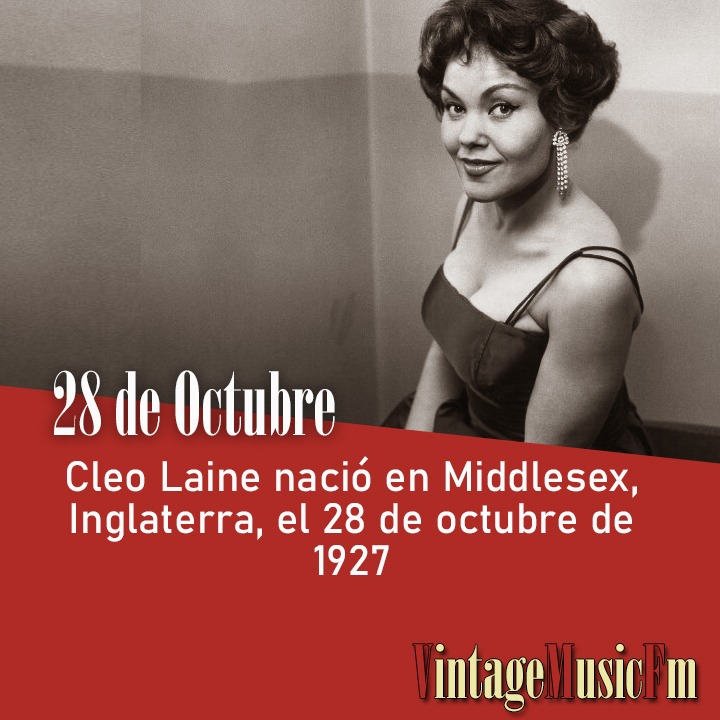 Cleo Laine nació en Middlesex, Inglaterra, el 28 de octubre de 1927
