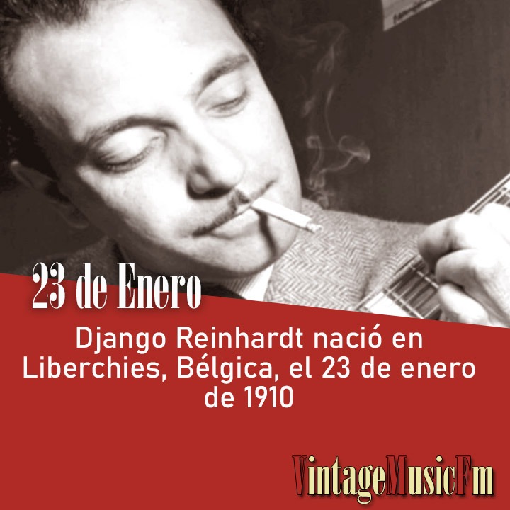 Django Reinhardt nació en Liberchies, Bélgica, el 23 de enero de 1910