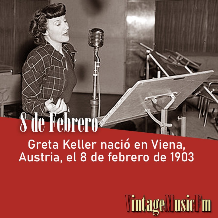 Greta Keller nació en Viena, Austria, el 8 de febrero de 1903
