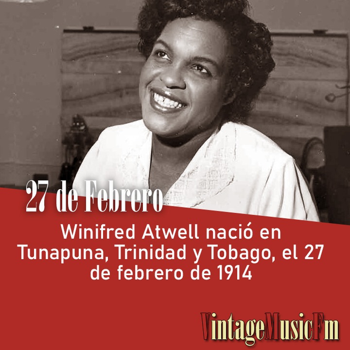 Winifred Atwell nació en Tunapuna, Trinidad y Tobago, el 27 de febrero de 1914