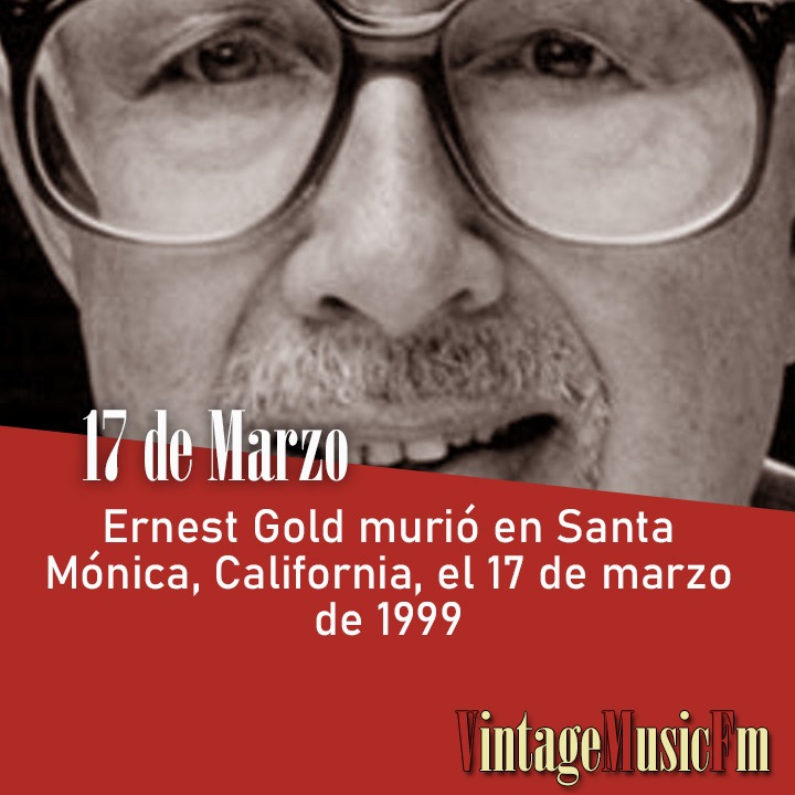 Ernest Gold murió en Santa Mónica, California, el 17 de marzo de 1999