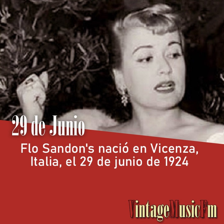 Flo Sandon’s nació en Vicenza, Italia, el 29 de junio de 1924