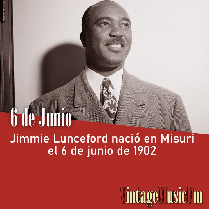 Jimmie Lunceford nació en Misuri, USA, el 6 de junio de 1902