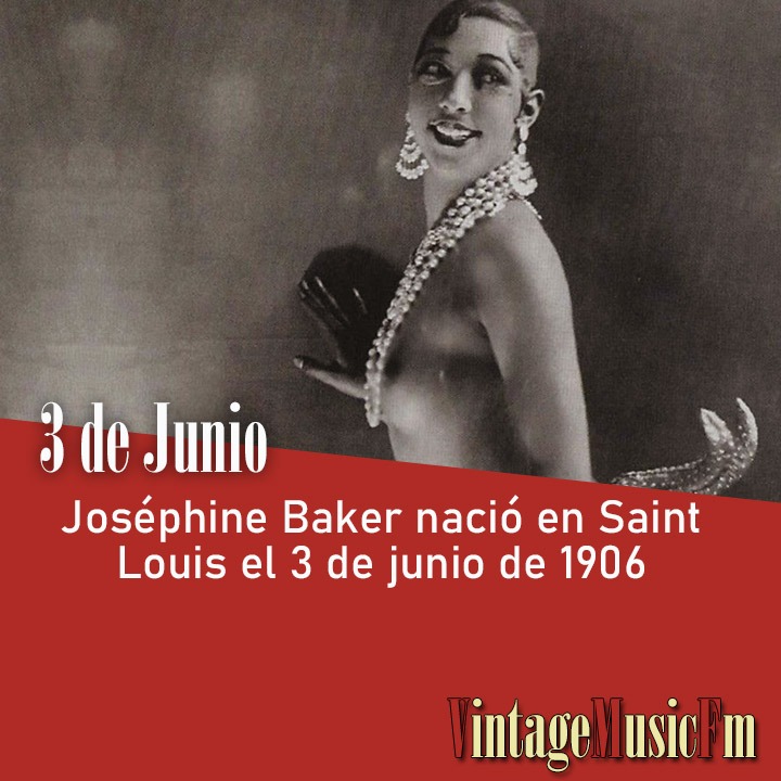Joséphine Baker nació en Saint Louis el 3 de junio de 1906